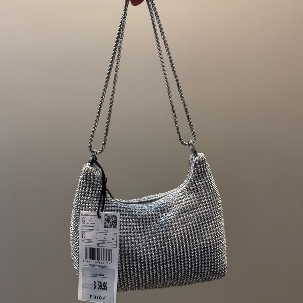 Mango Rhinestone Mini bag - Picture 6 of 6
